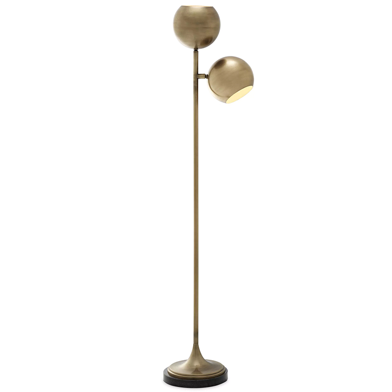 Торшер Eichholtz Floor Lamp Compton Brass Латунь Черный Торшер Eichholtz Floor Lamp Compton Brass Латунь Черный в Барнауле | Loft Concept