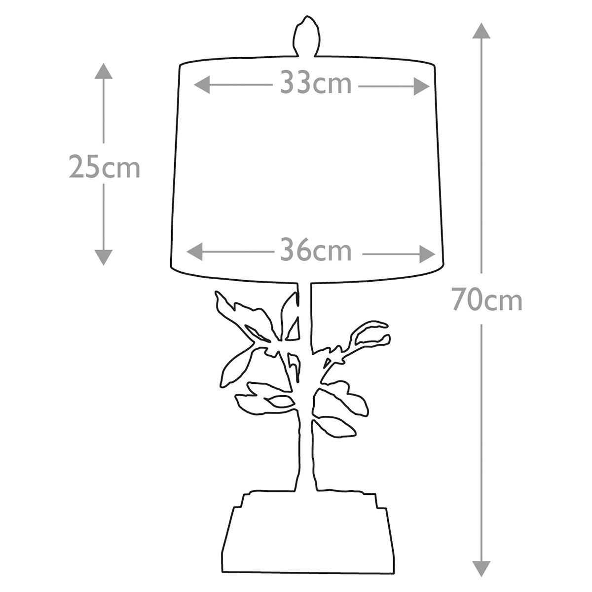 Настольная лампа с кремовым льняным цилиндрическим абажуром и ножкой в форме золотистой ветки Gilded Nola в Барнауле