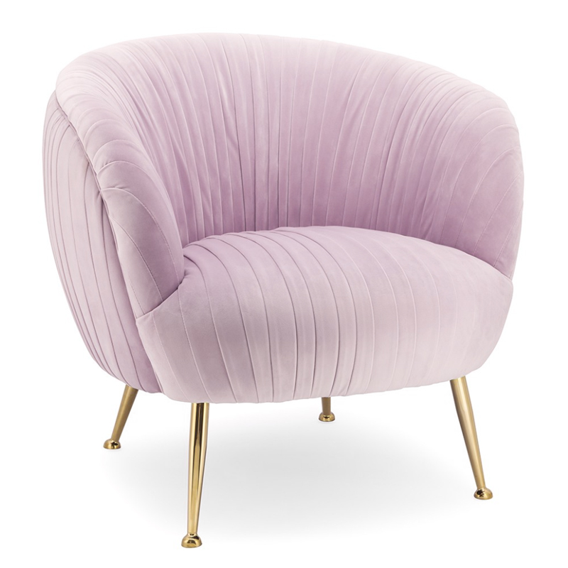 Кресло SOUFFLE CHAIR P Розовый пастельный Глянцевое золото Кресло SOUFFLE CHAIR P Розовый пастельный Глянцевое золото в Барнауле | Loft Concept