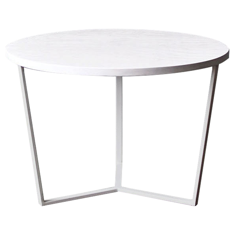 Кофейный стол Thea White Industrial Metal Rust Coffee Table Белый Кофейный стол Thea White Industrial Metal Rust Coffee Table Белый в Барнауле | Loft Concept