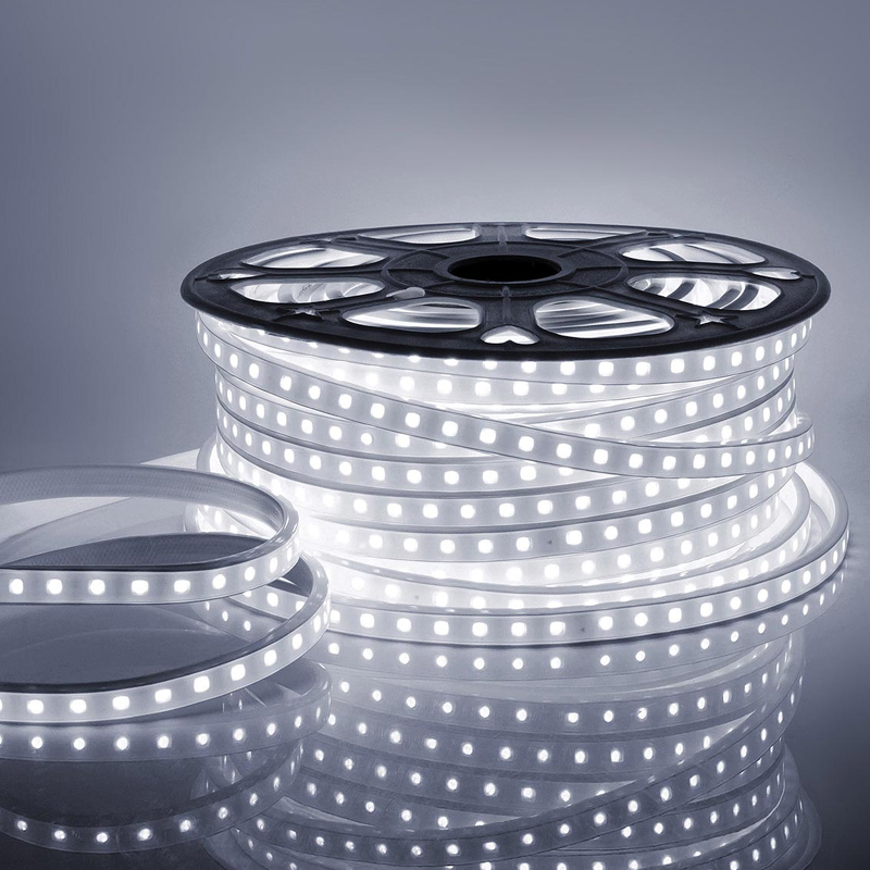 Светодиодная влагозащищенная лента 6W/m 60LED/m 2835SMD холодный белый 50M Белый Светодиодная влагозащищенная лента 6W/m 60LED/m 2835SMD холодный белый 50M Белый в Барнауле | Loft Concept
