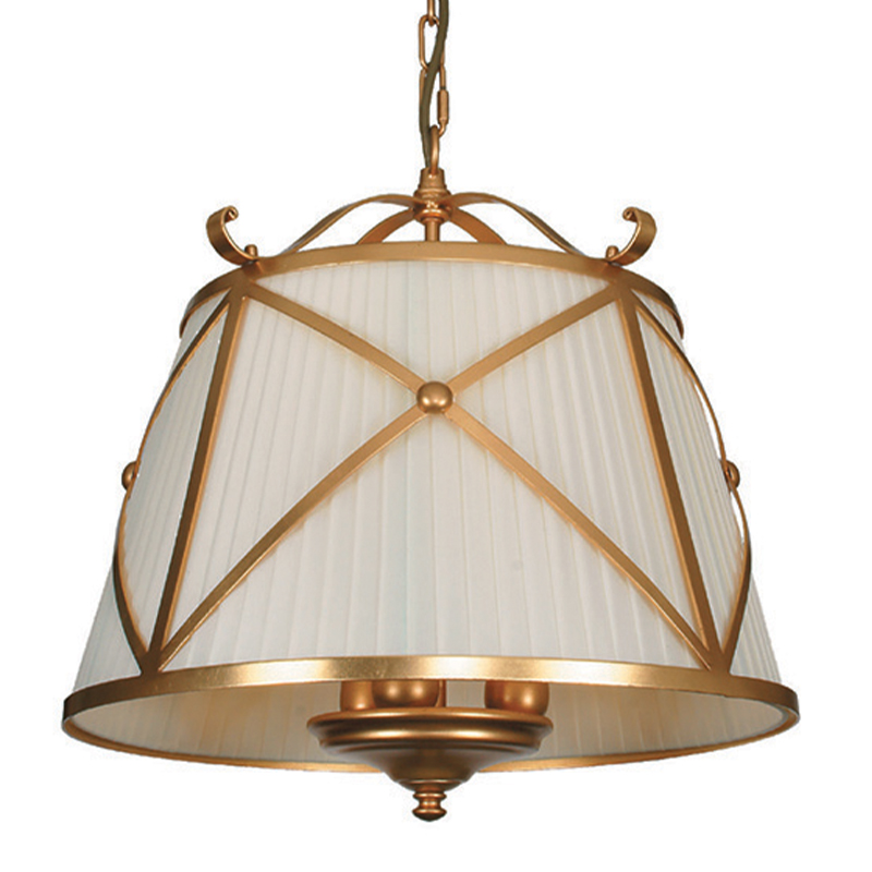 Люстра абажур Provence Lampshade Light Gold Chandelier Бежевый Золотой Люстра абажур Provence Lampshade Light Gold Chandelier Бежевый Золотой в Барнауле | Loft Concept