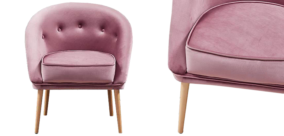 Кресло Gwyn Chair pink Кресло Gwyn Chair pink - Loft-Concept в Барнауле