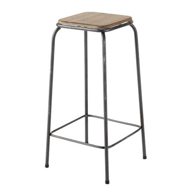 Барный стул Industrial Metal Rust Kraft Barstool Коричневый Сталь Барный стул Industrial Metal Rust Kraft Barstool Коричневый Сталь в Барнауле | Loft Concept