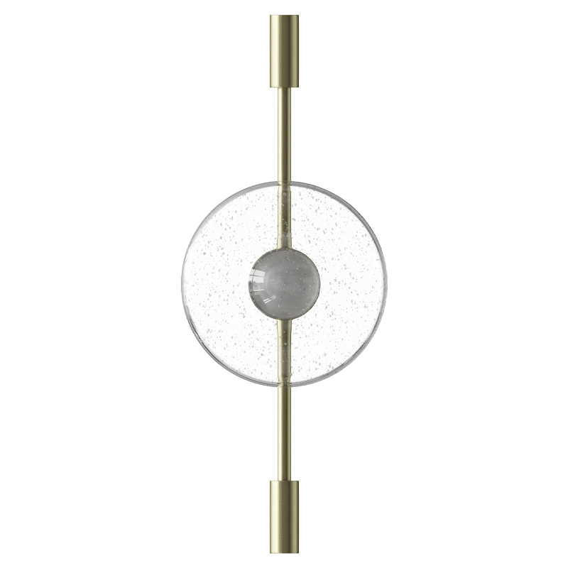 Бра Balance brass Латунь Прозрачный Бра Balance brass Латунь Прозрачный в Барнауле | Loft Concept