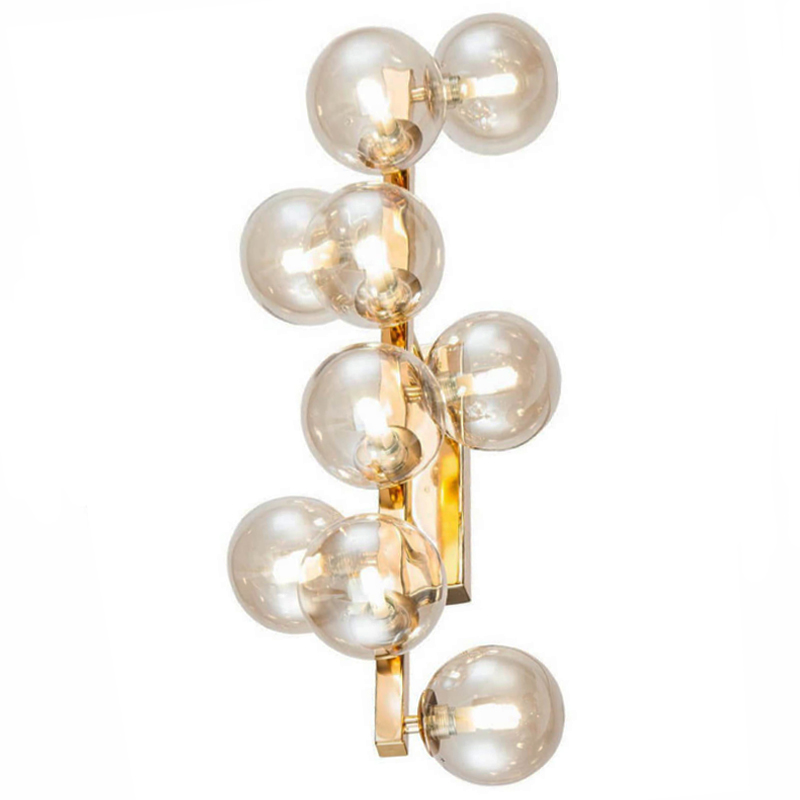 Бра Berries Chandelier Amber 9 Глянцевое золото Янтарь (Amber) Бра Berries Chandelier Amber 9 Глянцевое золото Янтарь (Amber) в Барнауле | Loft Concept