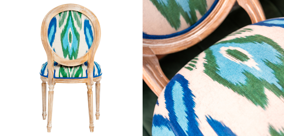 Мягкий стул с узором Ikat Pattern Мягкий стул с узором Ikat Pattern - Loft-Concept в Барнауле