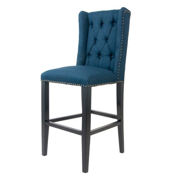 Стул French chairs Provence Barton Blue Chair Черный Синий Стул French chairs Provence Barton Blue Chair Черный Синий в Барнауле | Loft Concept