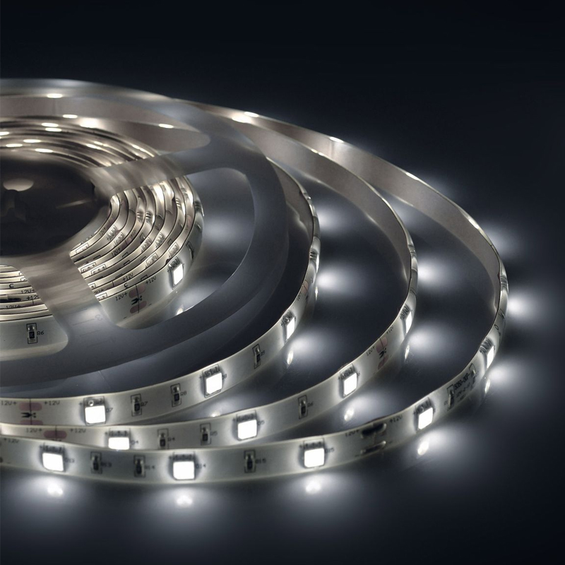 Светодиодная влагозащищенная лента 7,2W/m 30LED/m 5050SMD холодный белый 5M Белый Светодиодная влагозащищенная лента 7,2W/m 30LED/m 5050SMD холодный белый 5M Белый в Барнауле | Loft Concept