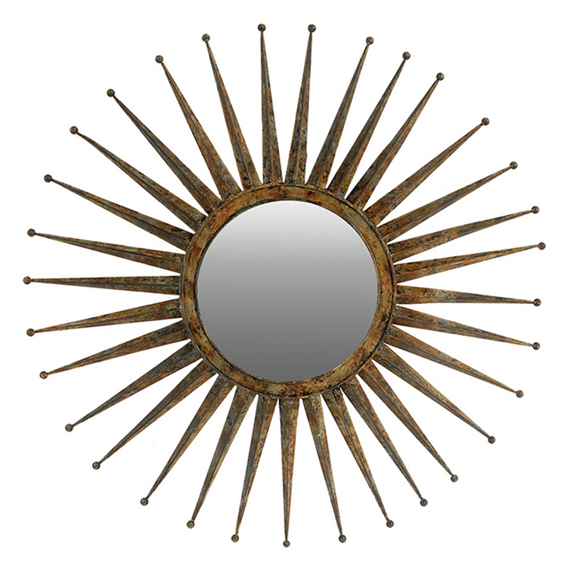 Зеркало-солнце Matahari Mirror Винтажное Темное Золото Зеркало-солнце Matahari Mirror Винтажное Темное Золото в Барнауле | Loft Concept