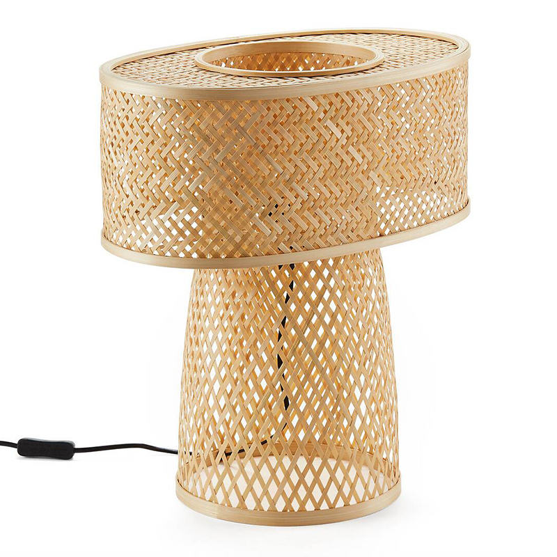 Настольная лампа Maren Wicker Table lamp Бежевый Настольная лампа Maren Wicker Table lamp Бежевый в Барнауле | Loft Concept
