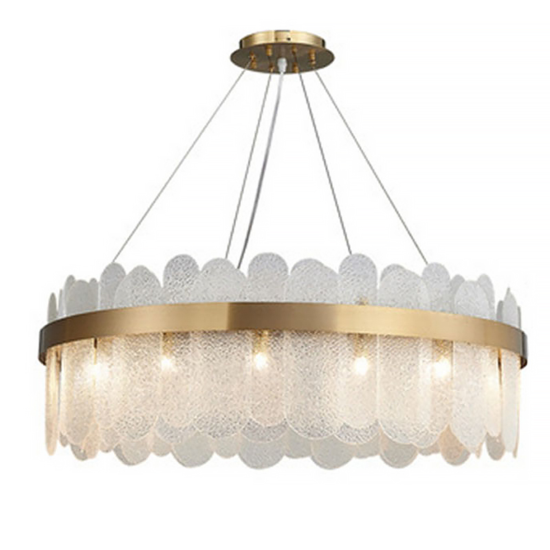Люстра Blount Chandelier Raised Латунь Прозрачный Люстра Blount Chandelier Raised Латунь Прозрачный в Барнауле | Loft Concept