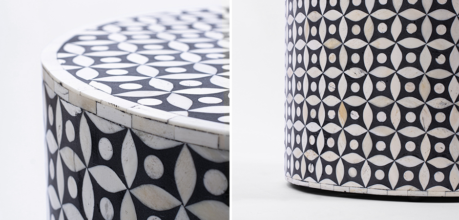 Табурет Inlaid Bone Geometry Табурет Inlaid Bone Geometry - Loft-Concept в Барнауле