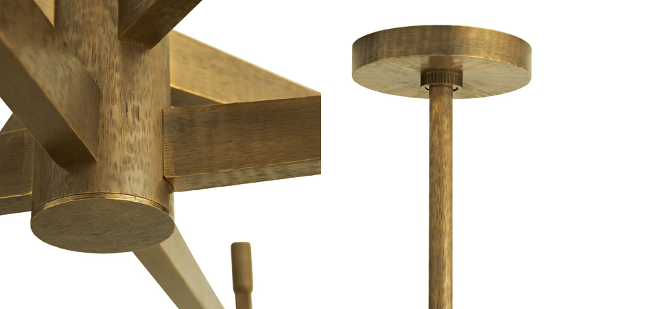 Люстра Arteriors GRIFF CHANDELIER Люстра Arteriors GRIFF CHANDELIER - Loft-Concept в Барнауле