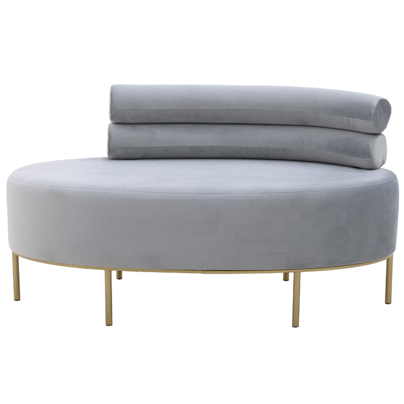 Кушетка Fening Lounge Gray Светло-серый Золотой Кушетка Fening Lounge Gray Светло-серый Золотой в Барнауле | Loft Concept