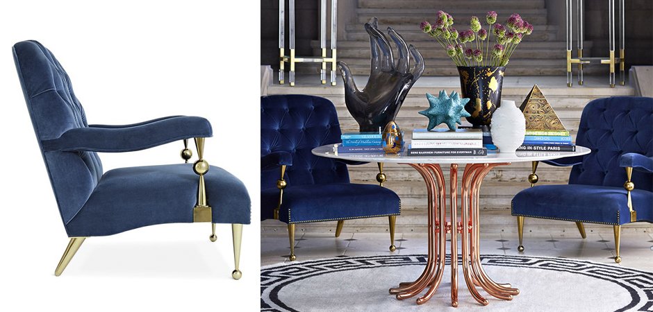 Кресло Jonathan Adler Caracas Chair Кресло Jonathan Adler Caracas Chair - Loft-Concept в Барнауле
