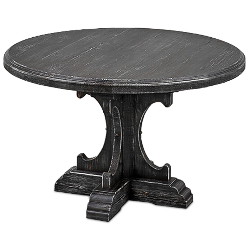 Обеденный стол Aegeon Dinner Table Винтажный черный Обеденный стол Aegeon Dinner Table Винтажный черный в Барнауле | Loft Concept