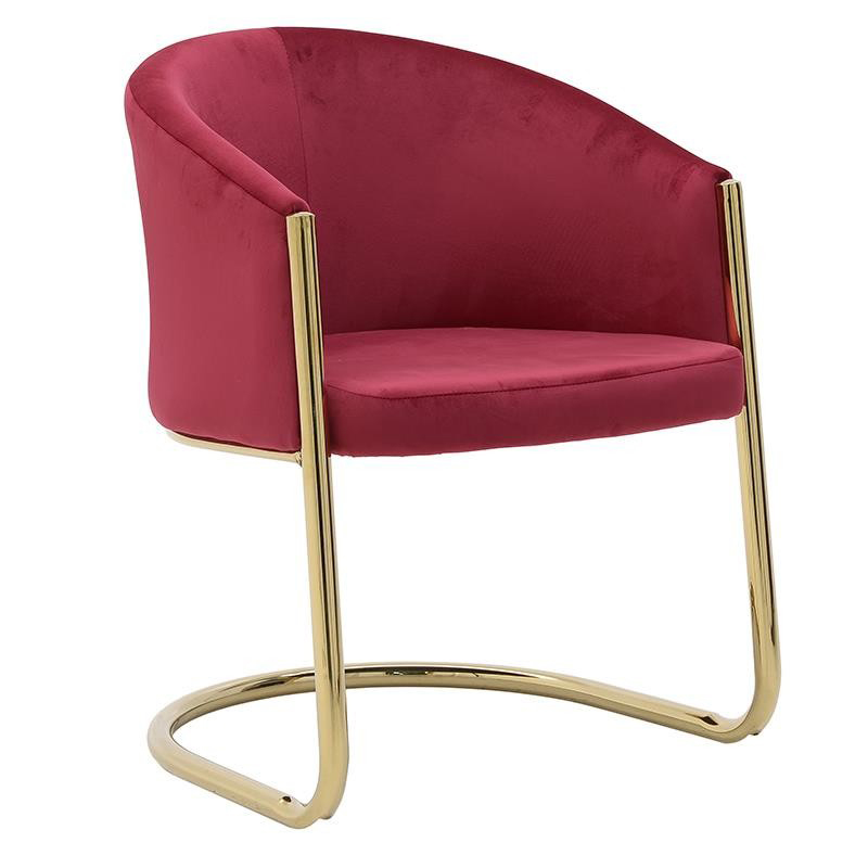 Стул Imelda Chair Crimson Малиновый (Crimson) Глянцевое золото Стул Imelda Chair Crimson Малиновый (Crimson) Глянцевое золото в Барнауле | Loft Concept