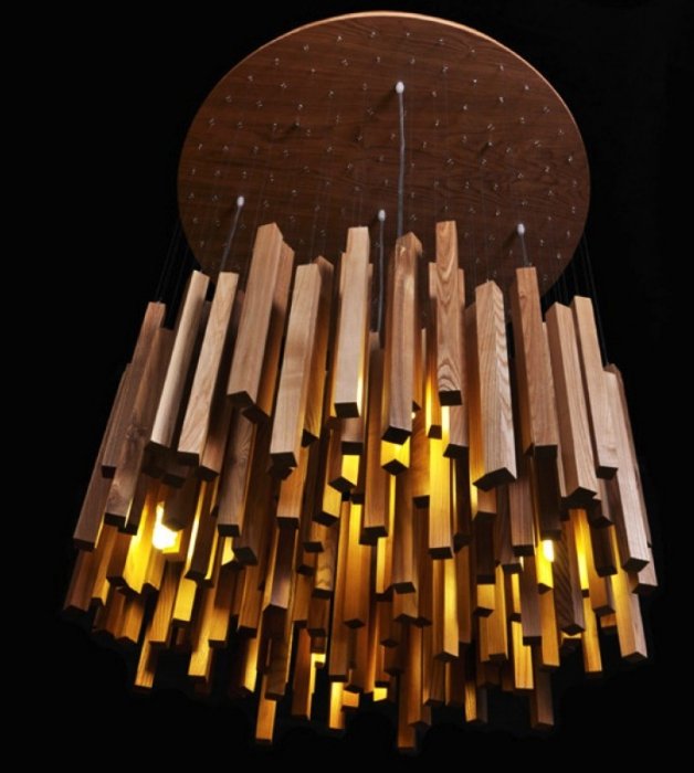 Люстра Wooden September Rain Люстра Wooden September Rain в Барнауле | Loft Concept