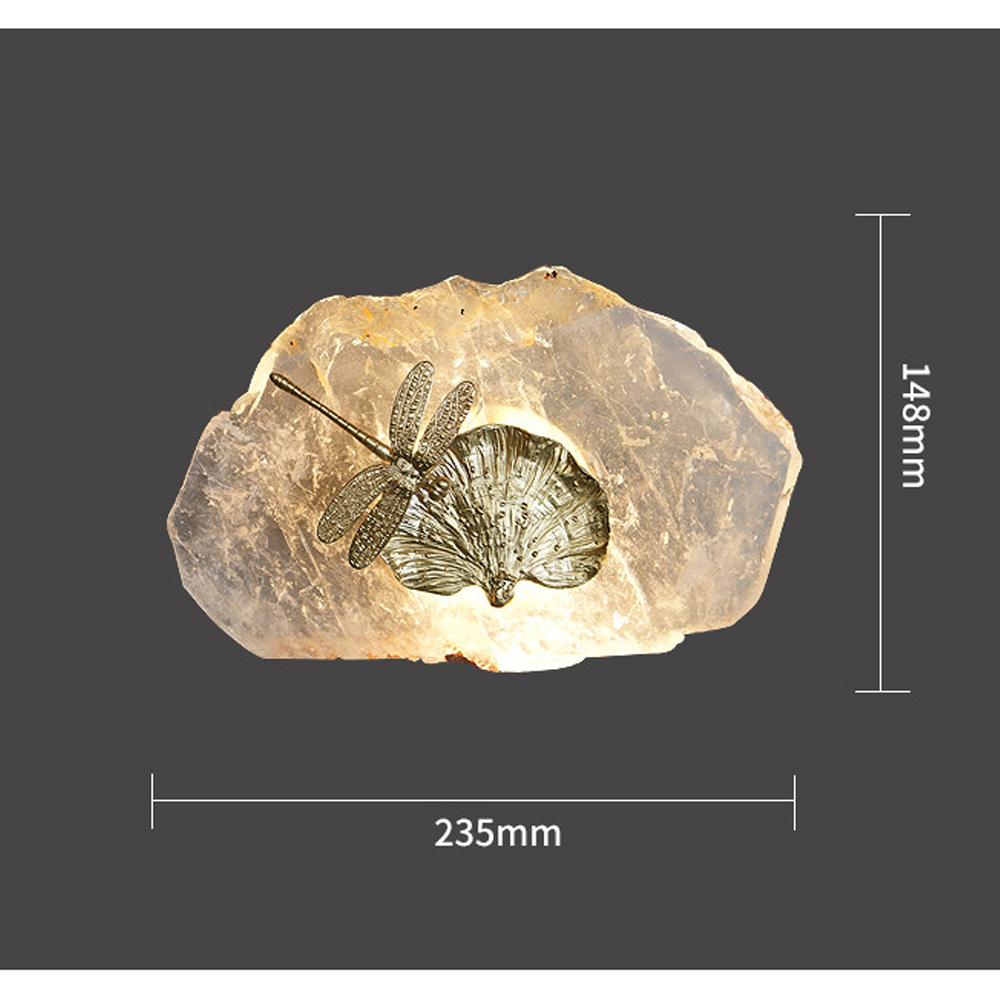Бра Декоративный лист с стрекозой Glacial Fragment Бра Декоративный лист с стрекозой Glacial Fragment в Барнауле