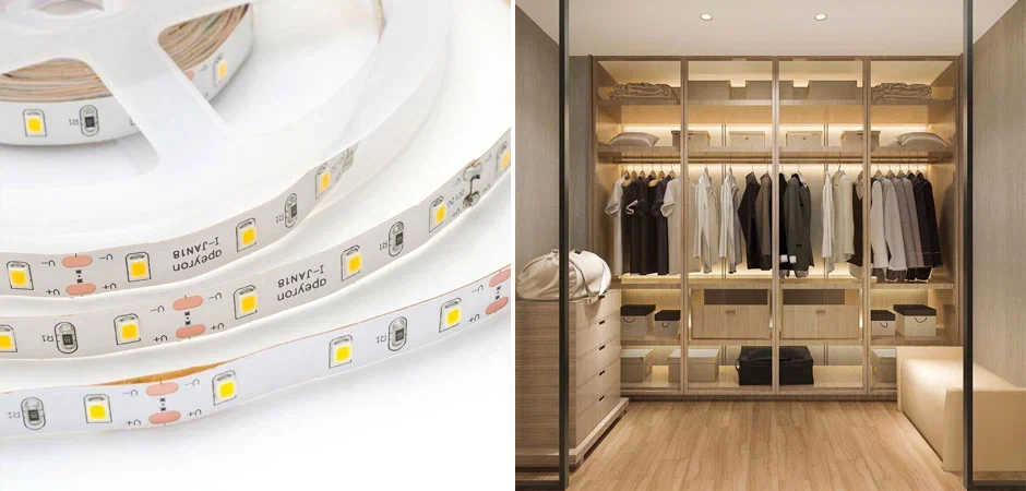 Светодиодная лента 4,8W/m 60LED/m 3528SMD теплый белый Светодиодная лента 4,8W/m 60LED/m 3528SMD теплый белый - Loft-Concept в Барнауле