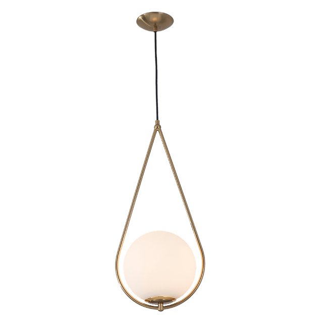 Люстра CORDA PENDANT LAMP Черный Латунь Белый Люстра CORDA PENDANT LAMP Черный Латунь Белый в Барнауле | Loft Concept