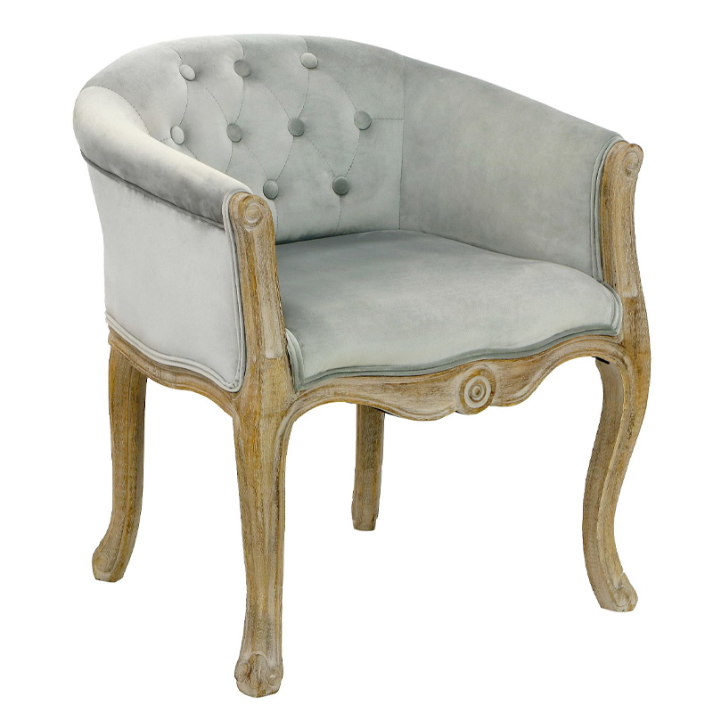 Кресло French Provence Armchair Roderic light blue Голубой Кресло French Provence Armchair Roderic light blue Голубой в Барнауле | Loft Concept