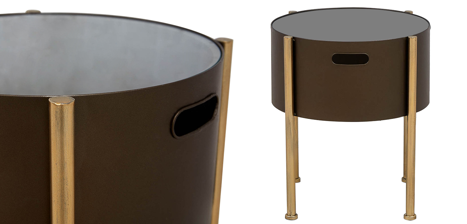 Приставной стол Barnaby Round Side Table - фото