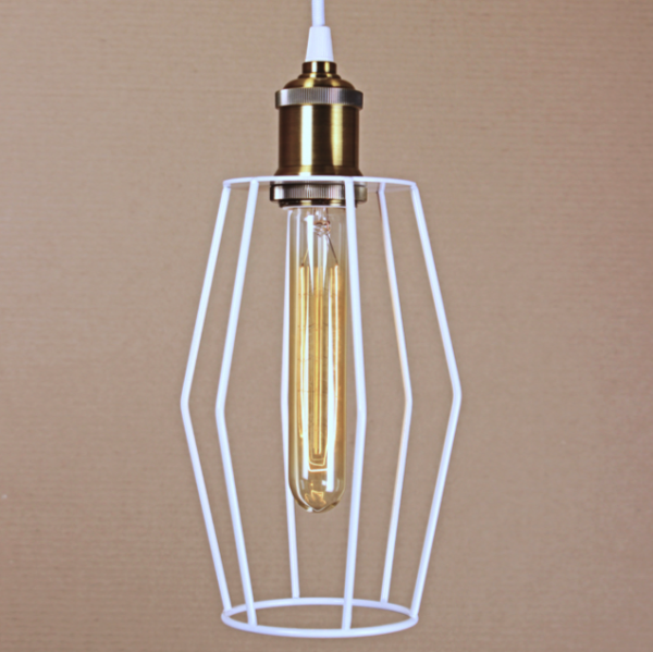 Подвесной светильник Wire Cage Pendant Spauk White Белый Подвесной светильник Wire Cage Pendant Spauk White Белый в Барнауле | Loft Concept