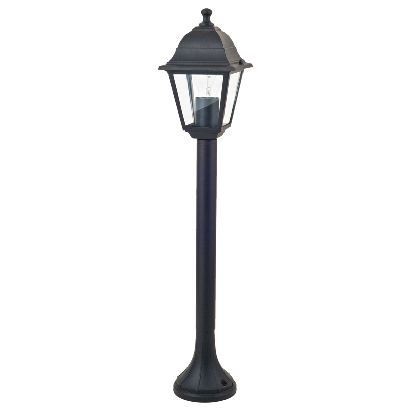Уличный светильник Lebran Street lamp Черный Прозрачное Стекло Уличный светильник Lebran Street lamp Черный Прозрачное Стекло в Барнауле | Loft Concept