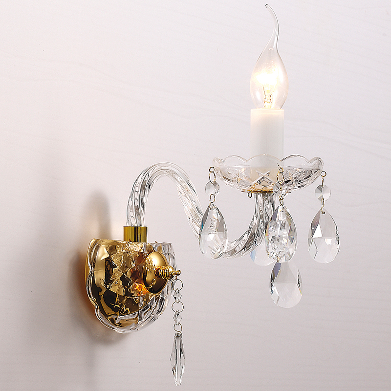 Бра Melisa Sconce One Глянцевое золото Прозрачный Бра Melisa Sconce One Глянцевое золото Прозрачный в Барнауле | Loft Concept