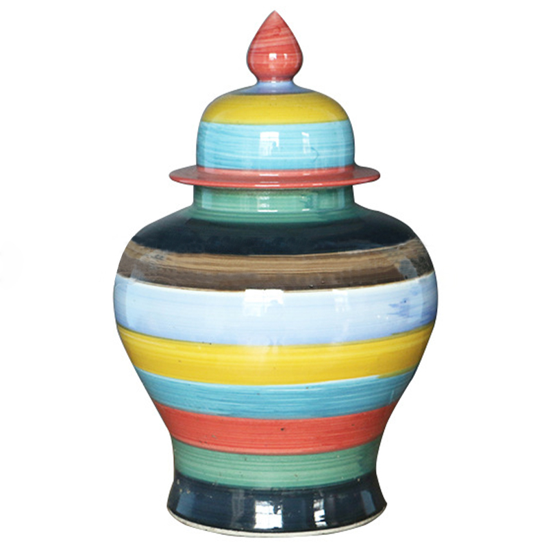 Ваза Colored Stripes Rainbow Vase Мульти Ваза Colored Stripes Rainbow Vase Мульти в Барнауле | Loft Concept