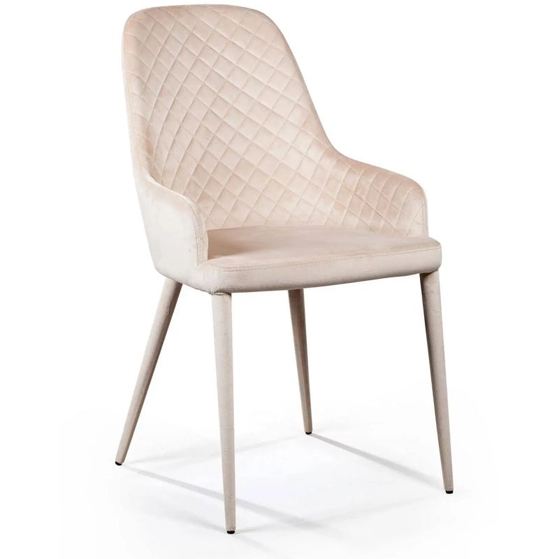 Стул Douglas Rhombus Chair Бежевый Велюр Бежевый Стул Douglas Rhombus Chair Бежевый Велюр Бежевый в Барнауле | Loft Concept