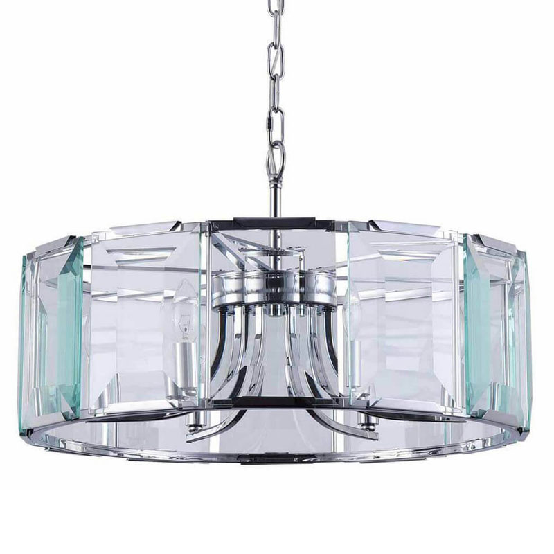 Люстра Harlow Crystal Round Chandelier chrome 6 Хром Люстра Harlow Crystal Round Chandelier chrome 6 Хром в Барнауле | Loft Concept