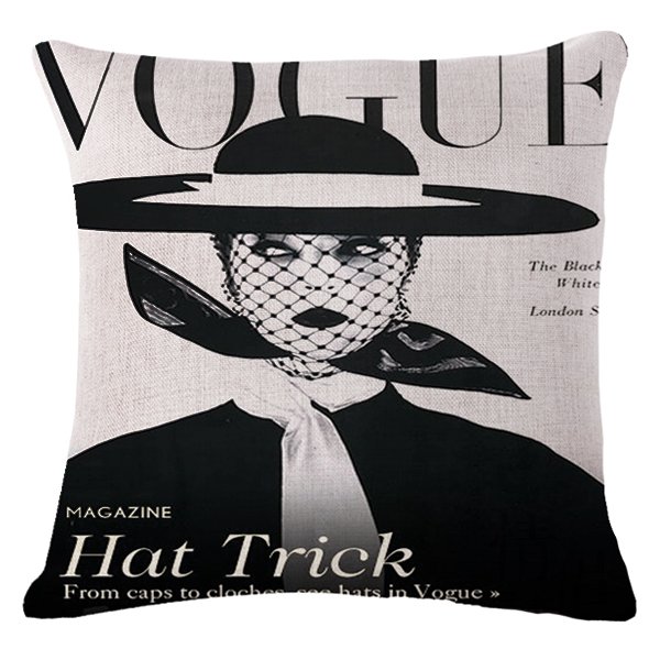 Декоративная подушка VOGUE II Черно-белый Декоративная подушка VOGUE II Черно-белый в Барнауле | Loft Concept