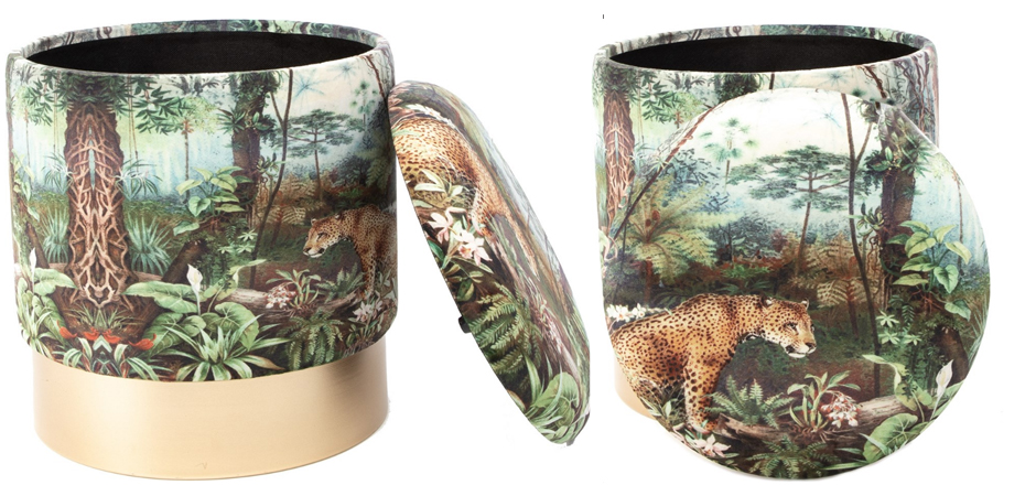 Пуф PUF Jungle Print lynx small Пуф PUF Jungle Print lynx small - Loft-Concept в Барнауле