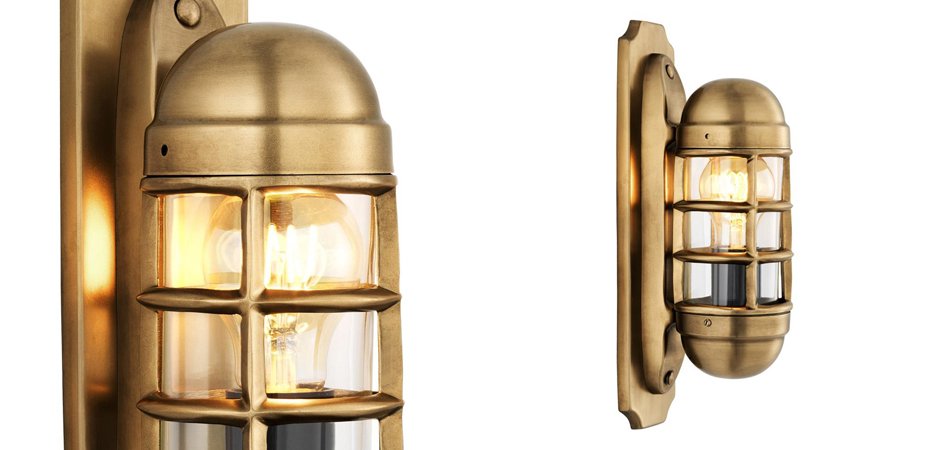 Бра Eichholtz Wall Lamp Le Caprice Brass - Loft-Concept в Барнауле