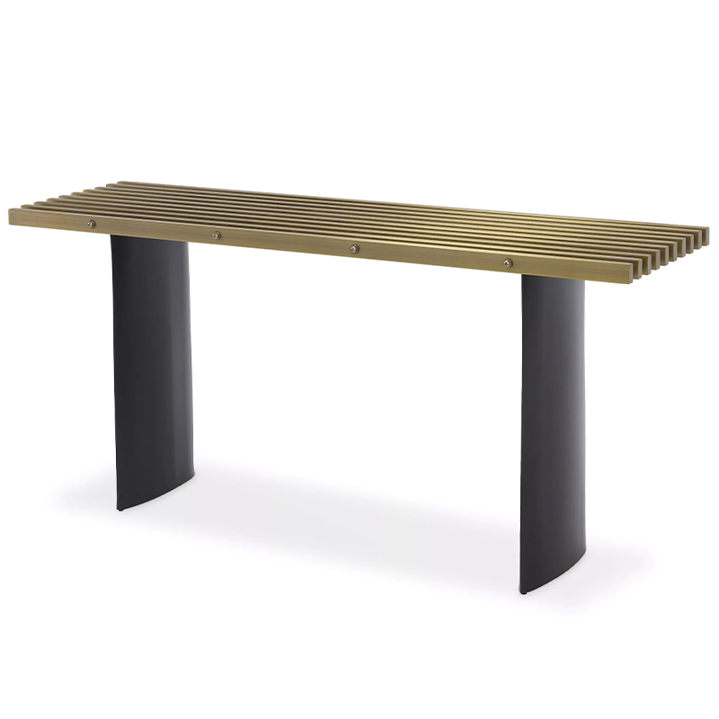 Консоль Eichholtz Console Table Vauclair Латунь Черный Консоль Eichholtz Console Table Vauclair Латунь Черный в Барнауле | Loft Concept