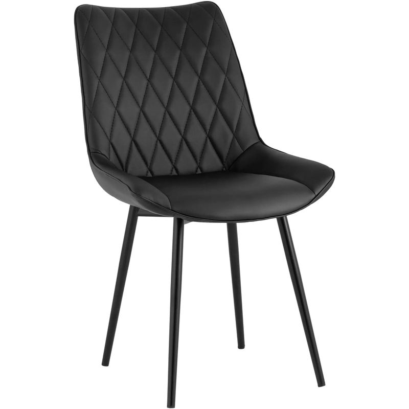 Стул Seoul S Chair Черная Экокожа Черный Стул Seoul S Chair Черная Экокожа Черный в Барнауле | Loft Concept
