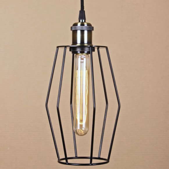Подвесной светильник Wire Cage Pendant Spauk Black Черный Подвесной светильник Wire Cage Pendant Spauk Black Черный в Барнауле | Loft Concept