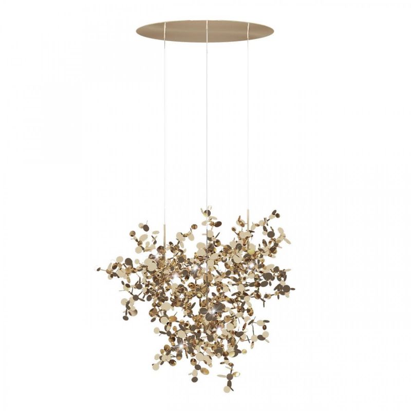 Люстра Terzani Argent Suspension Gold Pendant lamp диаметр 85 Золотой Люстра Terzani Argent Suspension Gold Pendant lamp диаметр 85 Золотой в Барнауле | Loft Concept