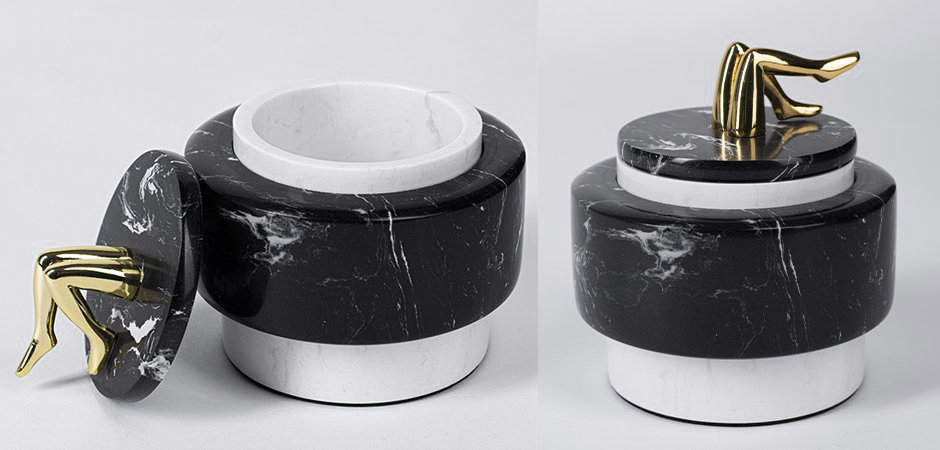 Шкатулка Kelly Wearstler SMALL MELANGE JAR Шкатулка Kelly Wearstler SMALL MELANGE JAR - Loft-Concept в Барнауле