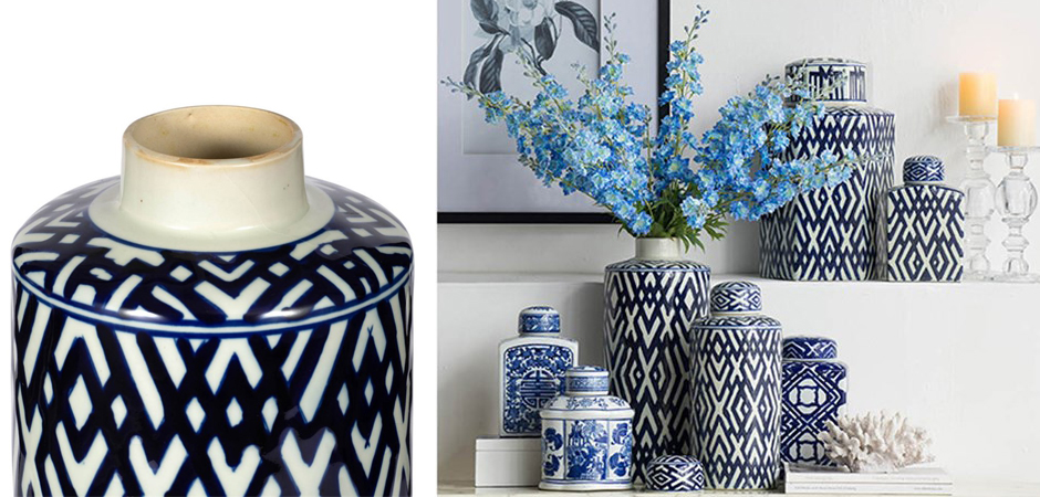 Ваза с крышкой Geometric Pattern Ваза с крышкой Geometric Pattern - Loft-Concept в Барнауле
