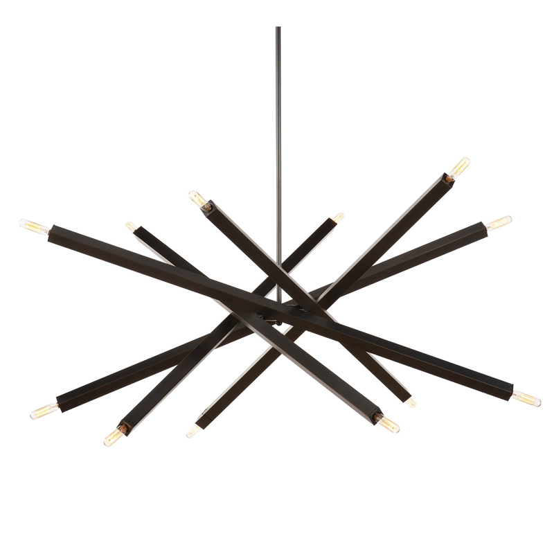 Люстра Blathmac Black Chandelier Черный Люстра Blathmac Black Chandelier Черный в Барнауле | Loft Concept