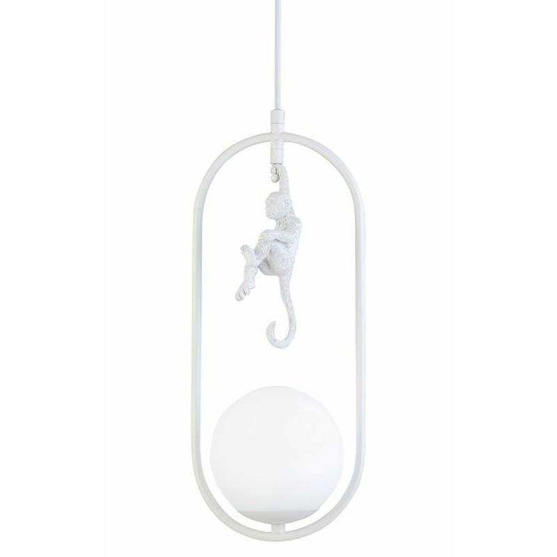 Подвесной светильник Hanging Monkey over Белый Подвесной светильник Hanging Monkey over Белый в Барнауле | Loft Concept