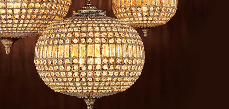 Люстра Chandelier Kasbah Oval M Brass Люстра Chandelier Kasbah Oval M Brass - Loft-Concept в Барнауле