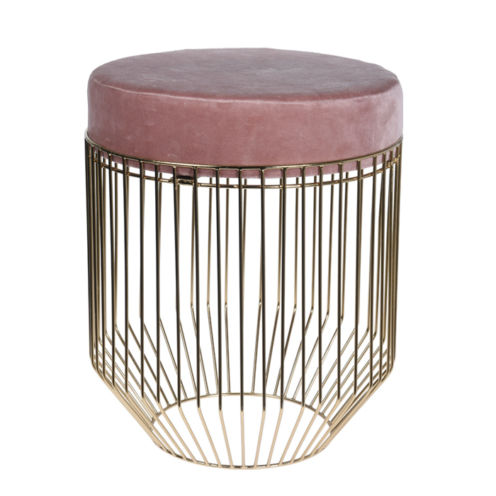Пуф Rods Silhouette Puff Dusty Pink Дымчатая Роза Золотой Пуф Rods Silhouette Puff Dusty Pink Дымчатая Роза Золотой в Барнауле | Loft Concept