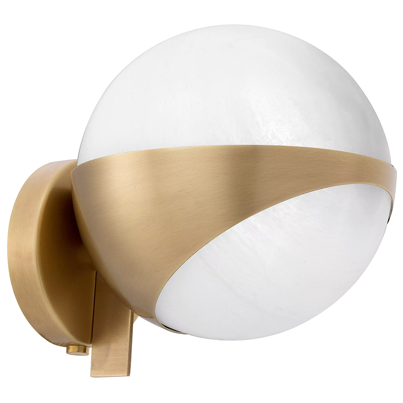 Бра Eichholtz Wall Lamp Wilson Латунь Белый Бра Eichholtz Wall Lamp Wilson Латунь Белый в Барнауле | Loft Concept