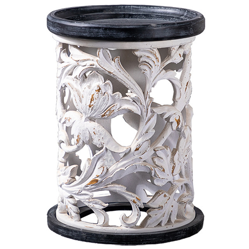 Приставной стол Fleurette Provence Black White Side Table 42 Белый Черный Золотой Приставной стол Fleurette Provence Black White Side Table 42 Белый Черный Золотой в Барнауле | Loft Concept