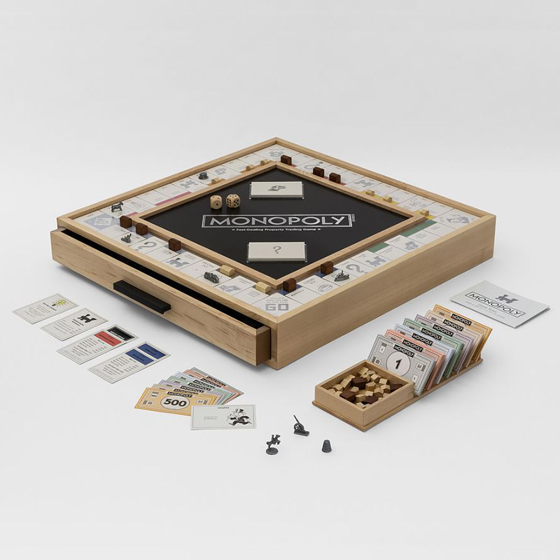 Настольная Игра "Монополия" Luxury Edition Бежевый Темно-синий Настольная Игра "Монополия" Luxury Edition Бежевый Темно-синий в Барнауле | Loft Concept